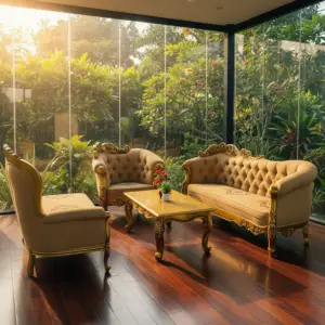 Set Sofa Tamu Klasik Ukir Gold Luxury