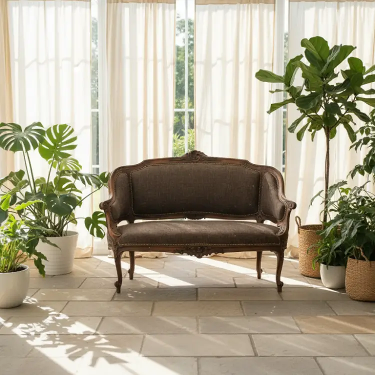 Sofa Vintage Classic Leather 2 Dudukan