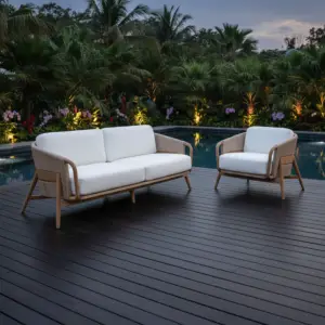 Set Sofa Outdoor Minimalis Premium 2+1