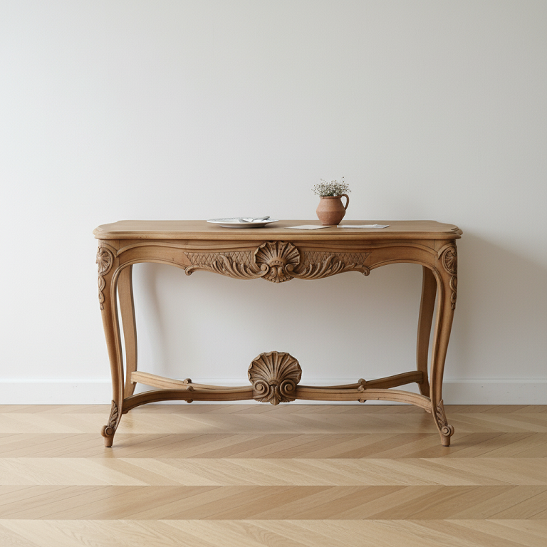 Meja Konsol Ukir Klasik Ornamental